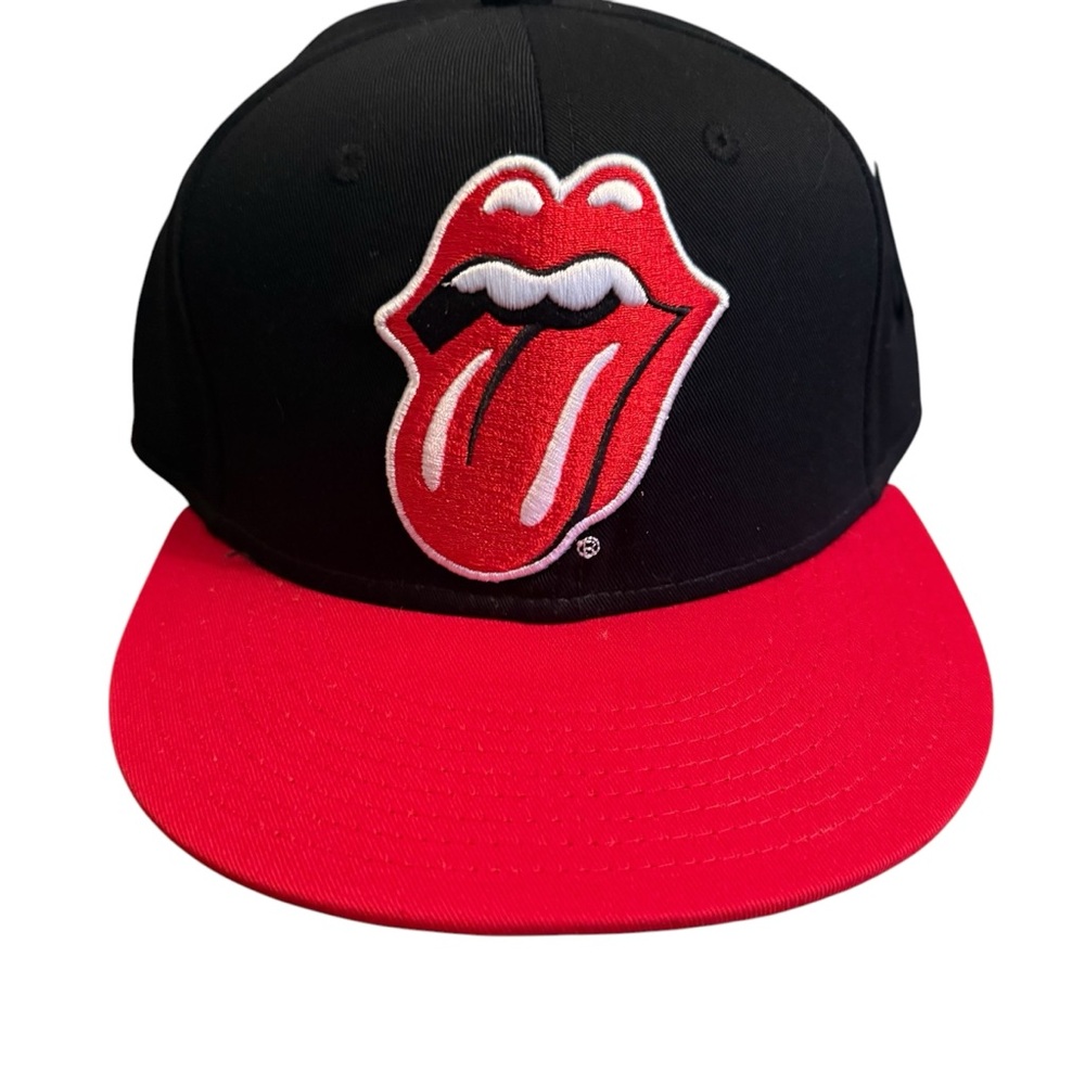 NEW The Rolling Stones Sticky Fingers Snapback Hat Black and Red - Picture 7 of 12